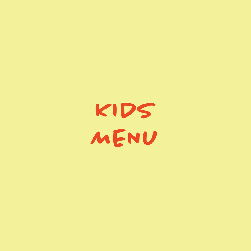 Kids Menu