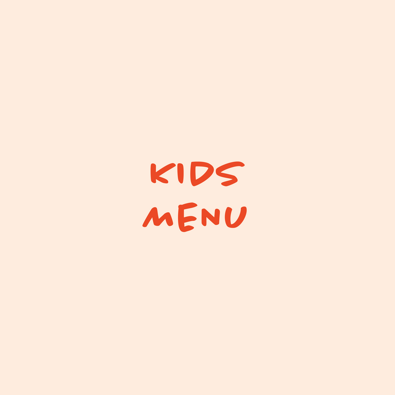 Kids Menu