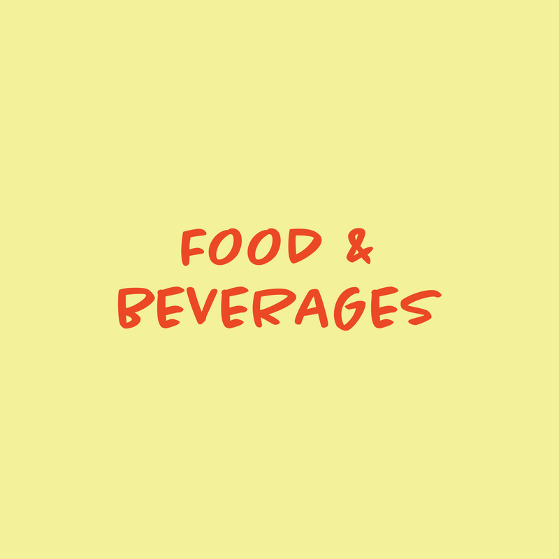 Food & Beverage Menu