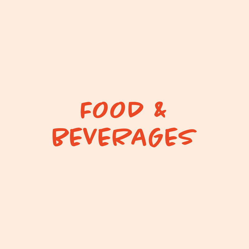 Food & beverages Menu